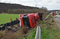 Bierlaster umgestuerzt A 3 Rich Frankfurt Hoehe AS Lohmar P076